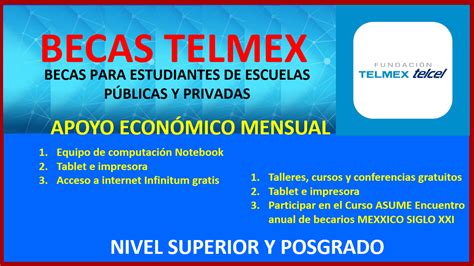 Becas Telmex 2022