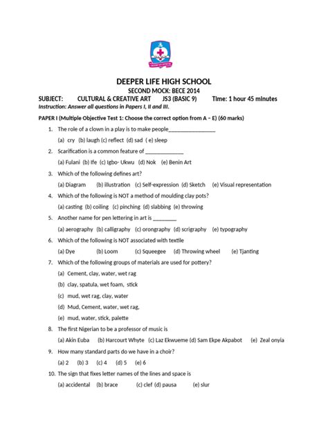 Bece Nigeria 2014
