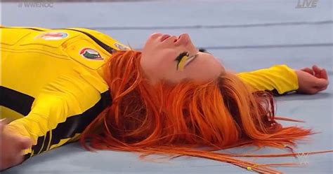 Becky Lynch Unconscious