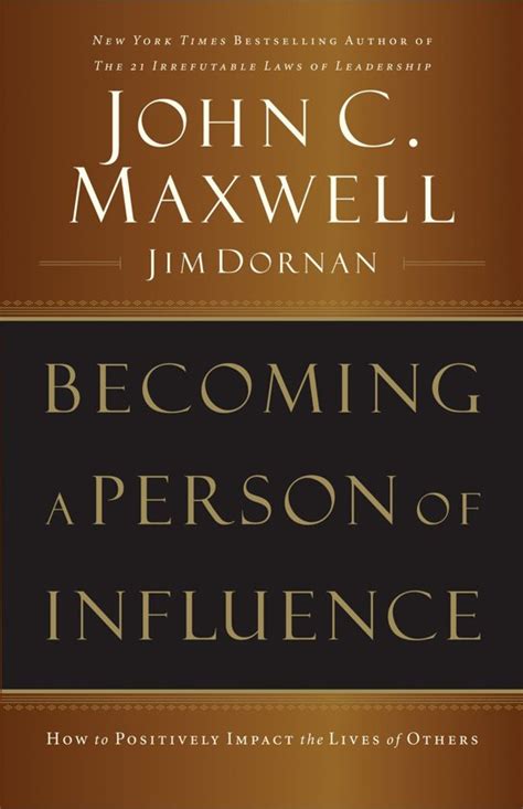 Full Download Becoming A Person Of Influence John C Maxwell 