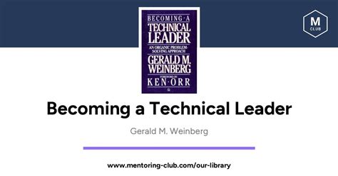 Read Online Becoming A Technical Leader An Organic Problem Solving Approach 