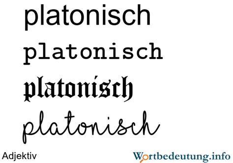 Bedeutung Von Platonisch