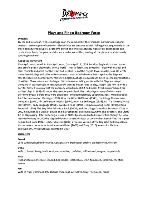 Bedroom Farce Script Pdf Pdf