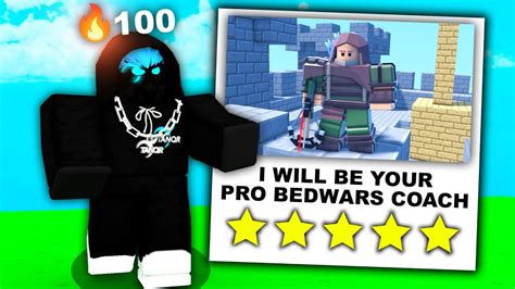 I Pretended to HACK, While Playing with A DEV.. (Roblox Bedwars) 