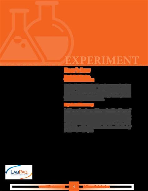 Beer Experiment Report How Does Uv Exposure