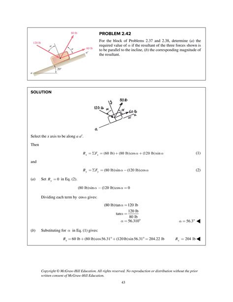 Beer Johnston Vector Mechanics Solution Manual