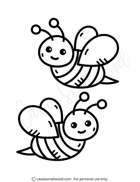 bees coloring pages