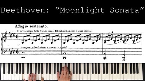 Beethoven Moonlight Sonata Analysis