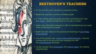 Beethoven Studied Composition Under What Elder Composer