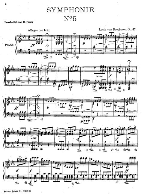 Beethoven Symphony No 5