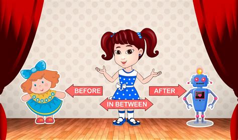 Before After And In Between Learn Pre School Teaching Before And After Concept - Teaching Before And After Concept