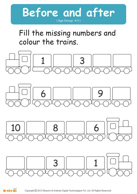 Before And After Numbers Worksheets Online Free Pdfs Math Before And After - Math Before And After