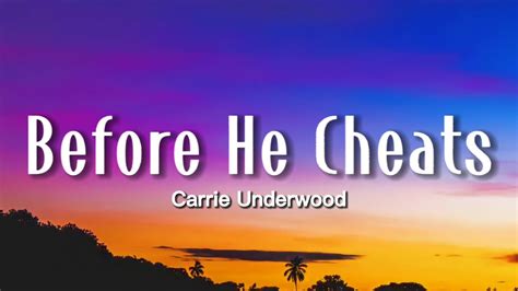 Before He Cheats Lyrics
