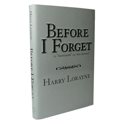 Before I Forget Harry Lorayne
