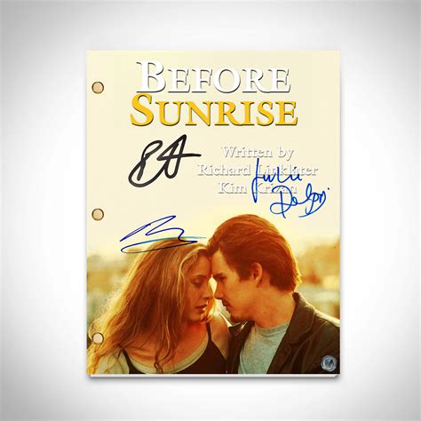 Before Sunrise Script Before Sunrise Before Sunset