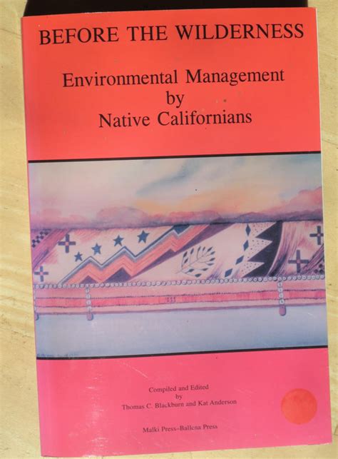 Read Online Before The Wilderness Environmental Management By 