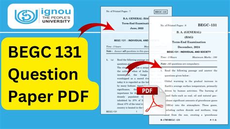 Begc 131 Question Paper