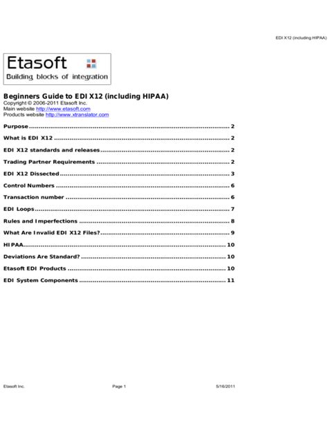 beginners guide to edi x12 including hipaa