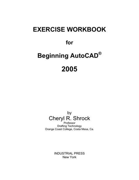 beginning autocad lessons 1 4 cabrillo college