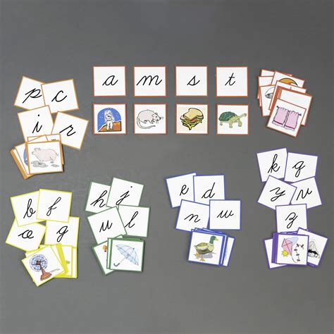 Beginning Sound Sorting Pictures In Cursive Cathie Perolman N Sound Words With Pictures - N Sound Words With Pictures