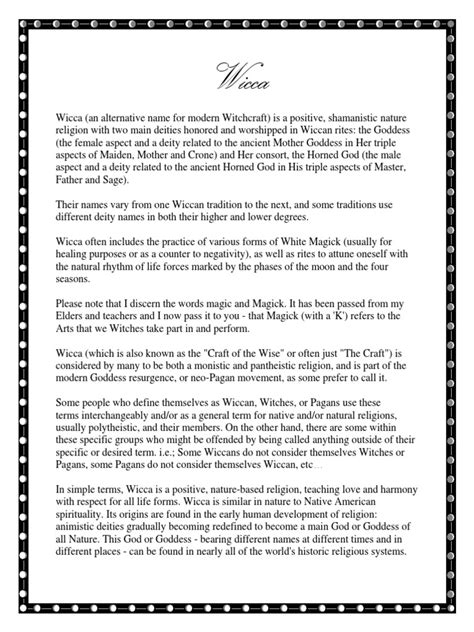 Beginning Wicca