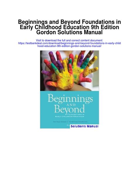 Read Online Beginnings And Beyond 9Th Edition Pdf Book 