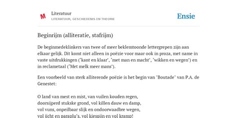 beginrijm