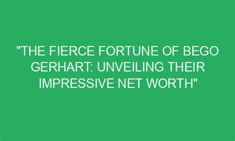 bego gerhart biography examples