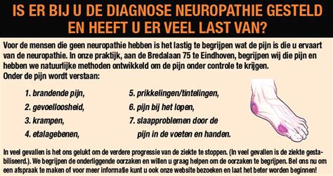behandeling neuropathie