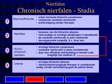 behandeling nierfalen stadium 3