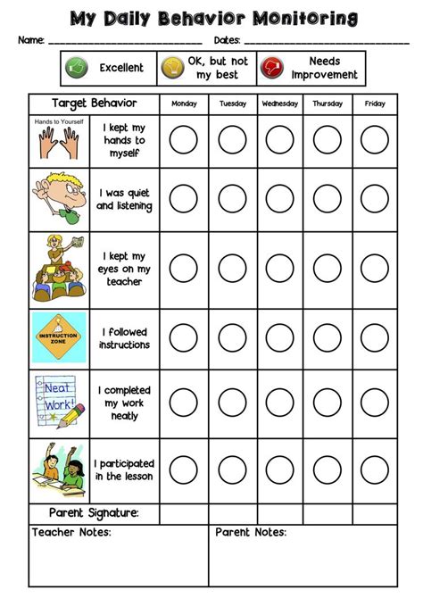 Behavior Charts School Theme Kid Pointz Educational Charts For Preschoolers - Educational Charts For Preschoolers