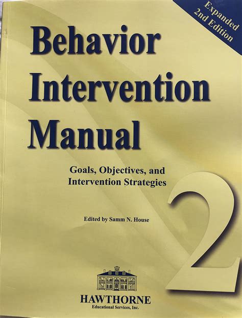 Behavior Intervention Goals Objectives And Intervention Strategies