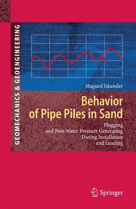 Behavior Of Pipe Piles In Sand Plugging Pore Water Pressure Generation During Installation And Loading Springer Series In Geomechanics And Geoengineering