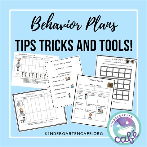 Behavior Plans Tips Tricks And Tools Kindergarten Cafe Behavior Kindergarten - Behavior Kindergarten