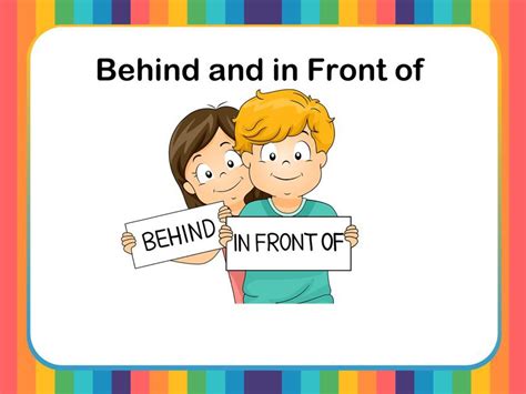 Behind Or In Front Online Games Language Studies In Front And Behind Activities - In Front And Behind Activities