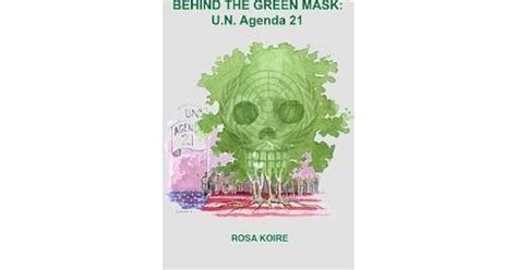 behind the green mask