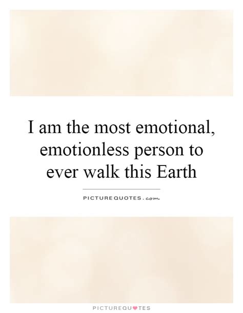 Being Emotionless