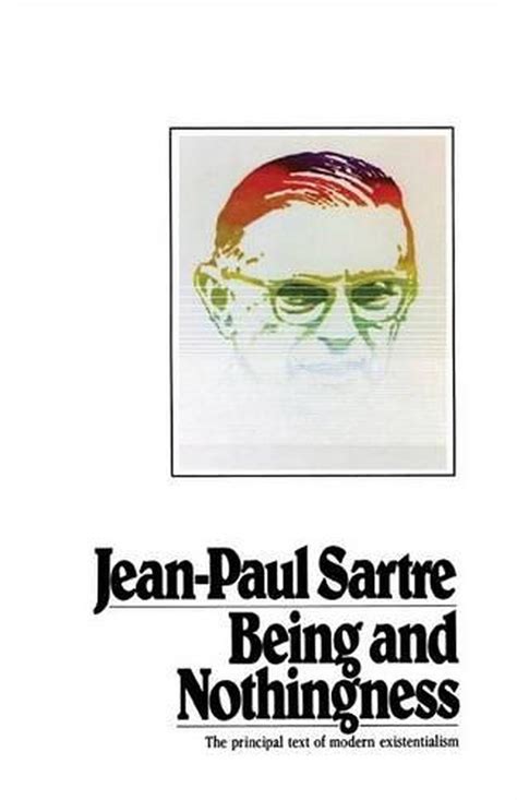 Read Online Being And Nothingness By Jean Paul Sartre 