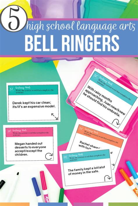 Bell Ringers For High School