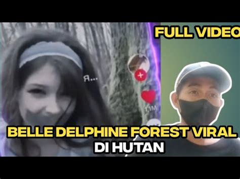 belle delphine in the forest