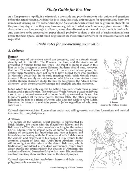 Download Ben Hur Study Guide Answers 