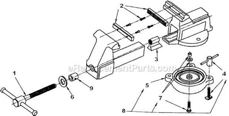 Bench Vice Diagram