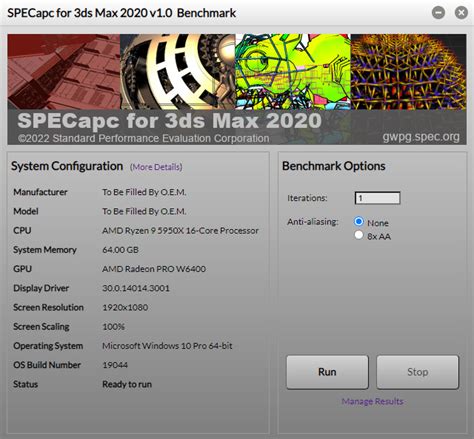 Benchmark 3ds Max   Pdf Specapc For 3ds Max 2020 Benchmark System - Benchmark 3ds Max