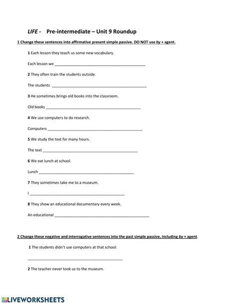 Benchmark Review Unit 9 Answer Key