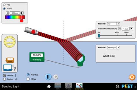 Bending Light Simulation