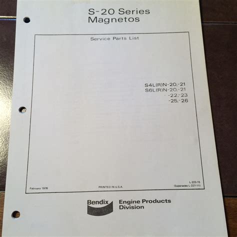 Bendix S4ln Manual