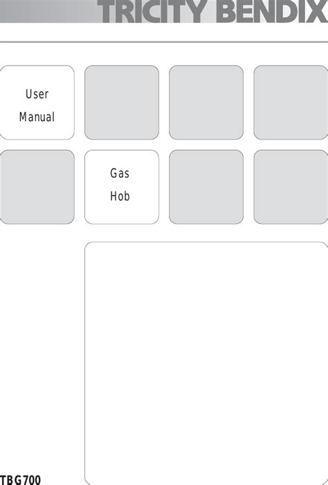 Read Bendix Tricity User Guide 