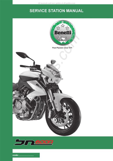 Download Benelli Service Manual 
