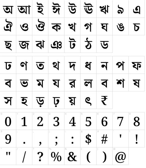 Bengali Font Style