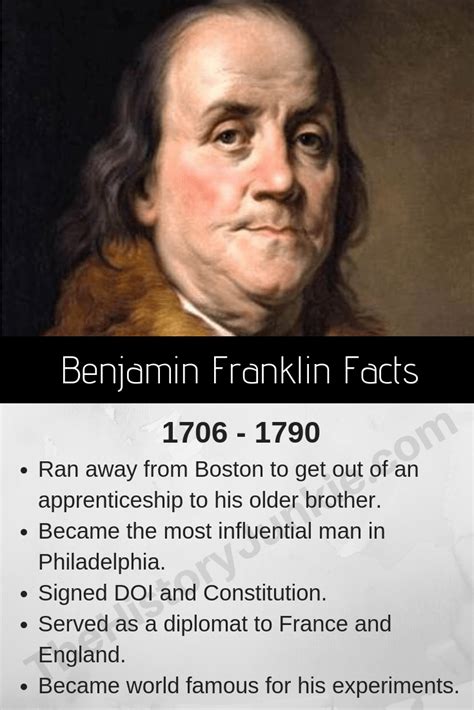 Benjamin Franklin Facts For Kids Benjamin Franklin 1st Grade - Benjamin Franklin 1st Grade